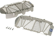 Moose Racing Billet Radiator Guards For Gas Gas EC 250 2021-2025 - Silver