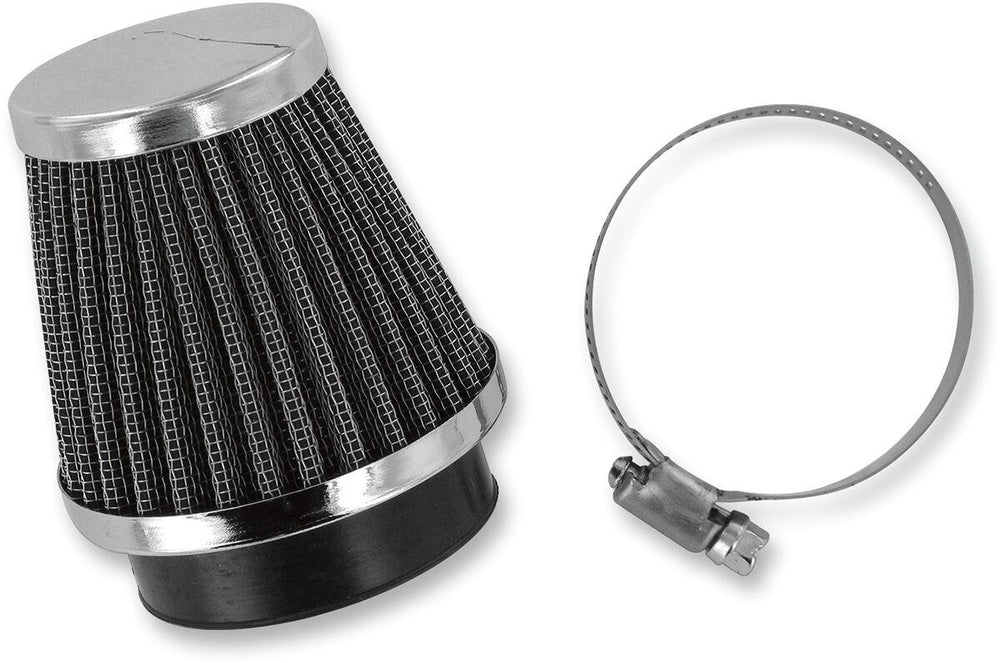 Emgo Clamp On Pod Air Filter For Honda CB 400 A 1979 - Black Chrome