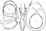 Magnum Shielding XR Handlebar Cable Install Kit For Harley Davidson FLH 1868 2021 30.5 - 35.5cm (12" - 14") - Chrome Clear-Coated