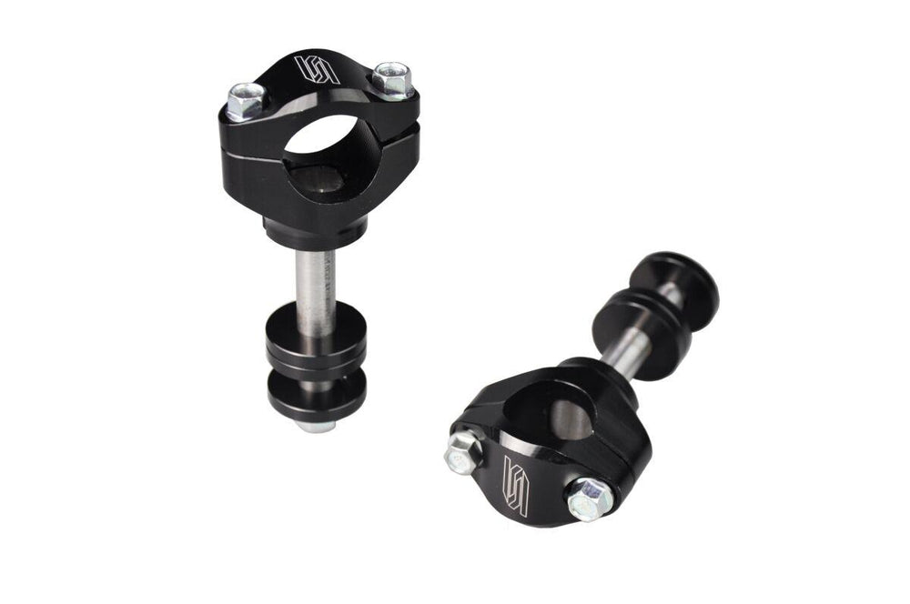 Scar Bar Mounts For OEM Triple Clamp For Honda CR125 2000-2007 - Black