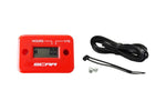 Scar Self-Powered Digital Hour Meter - Red