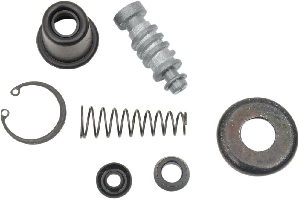 Drag Specialties Rear Brake Master Cylinder Rebuild Kit For Harley Davidson XL 1200 C 2014-2019 - Black Silver