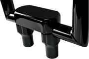 LA Choppers Hefty Handlebar Riser & Top Clamp Kit For Harley Davidson FLD 1690 ABS 2015-2016 76.2 mm (3") - Black