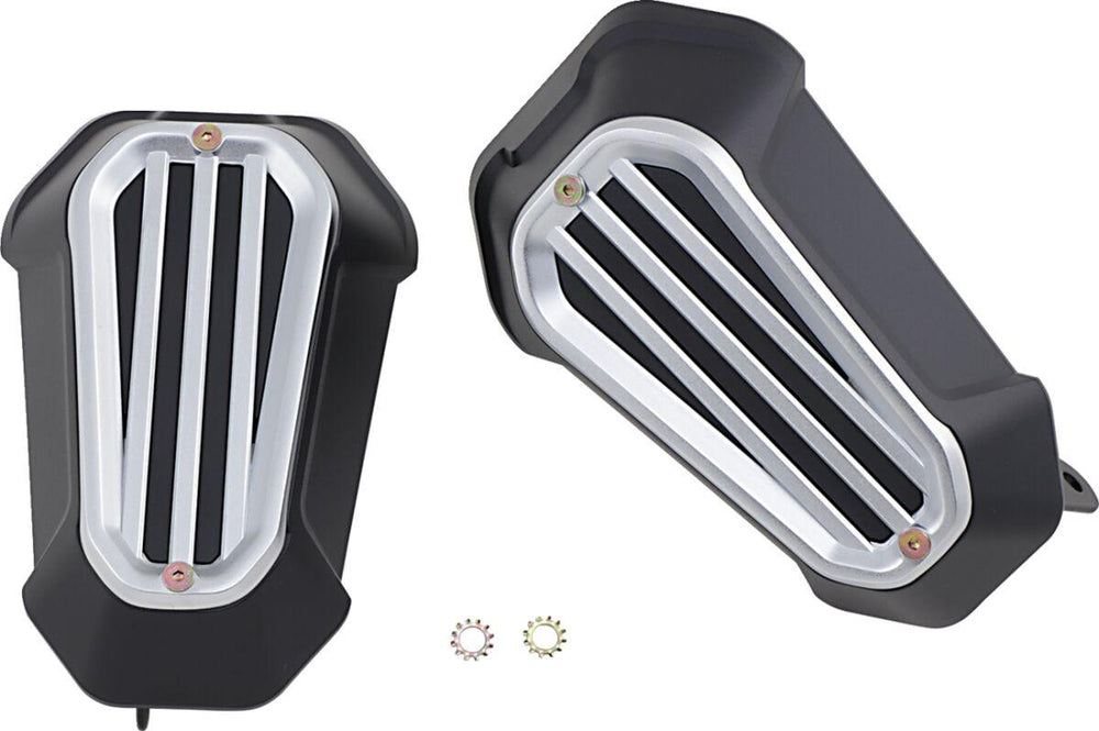 Kuryakyn Dillinger Hand Guards For Harley Davidson XL 1200 C 2009 - Silver