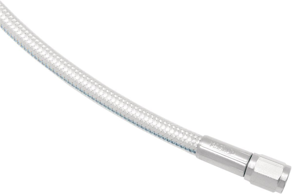 Magnum Shielding Braided Universal Brake Hose 48.5 cm (19") - Chrome Sterling Chromite II