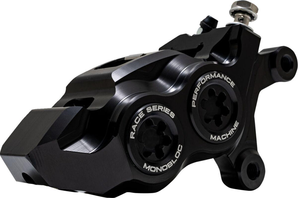 Performance Machine Race Series Monobloc Caliper For Harley Davidson FLDE 1750 ABS 2018-2020 Right - Black