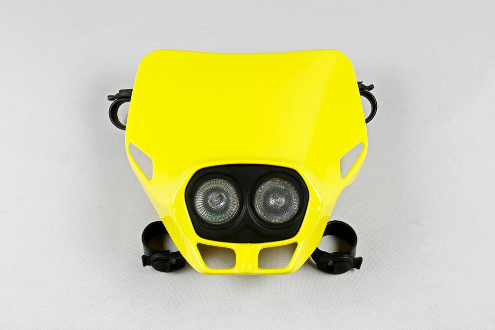UFO Firefly Twin Universal Headlight - Yellow