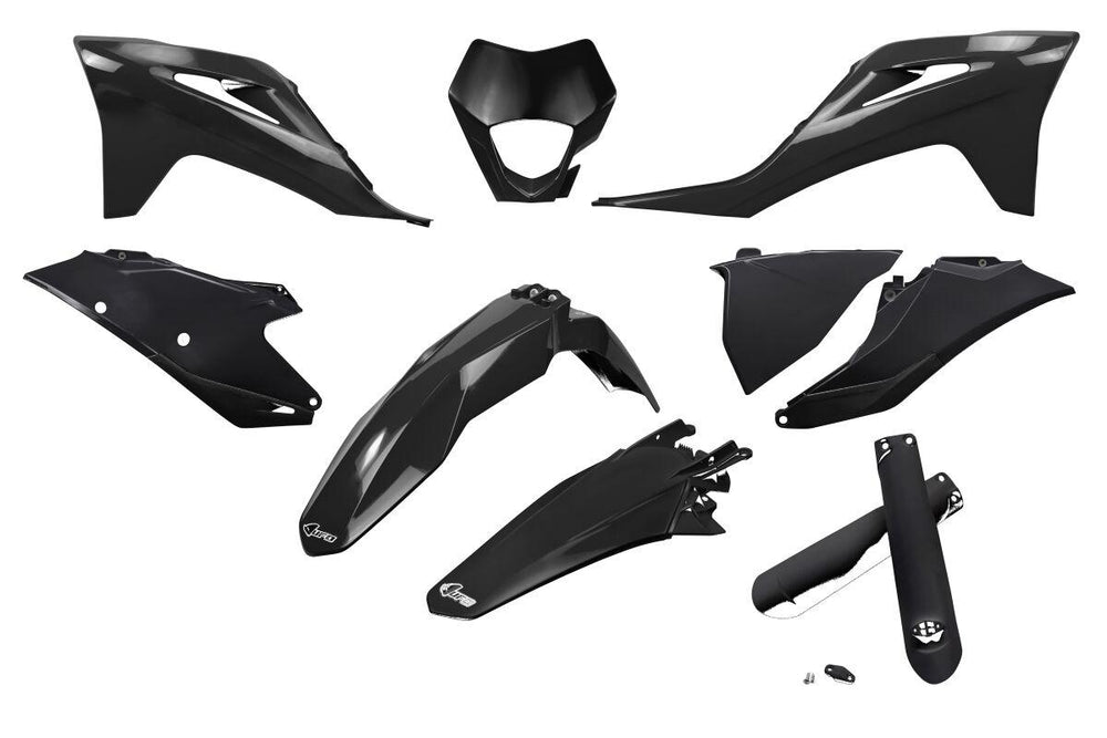 UFO Plastics Kit For Gas Gas EC 250 2021-2023 - Black