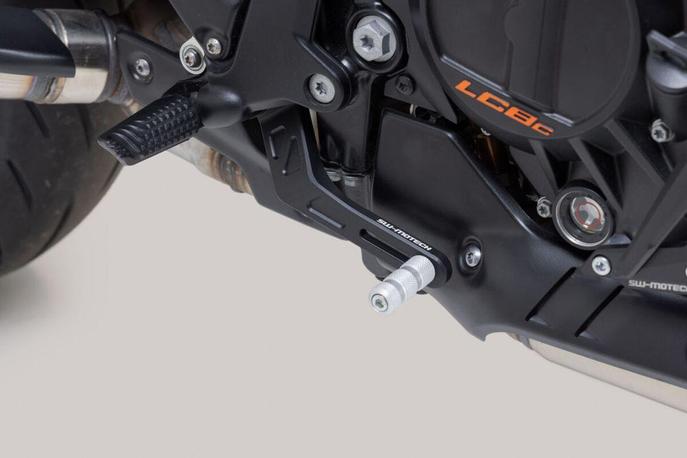 SW Motech Brake Pedal For KTM Duke 990 2024 - Black/Silver