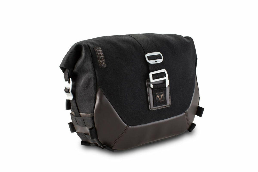 SW Motech Legend Gear LC1 Right Side Pannier Bag System For BMW R Nine T Scrambler 2016-2020 - Black/Brown