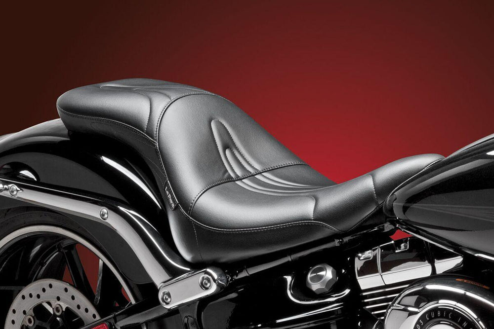 LE Pera Sorrento 2 Up Seat For Harley Davidson FXSB 1690 2013 Stitched - Black