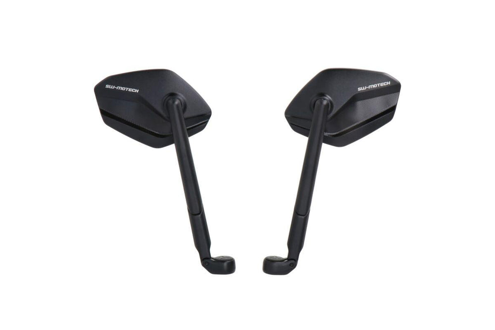 SW Motech Sport Mirror Set Long Arm For Harley Davidson FLTRT 1868 2024-2025 - Black