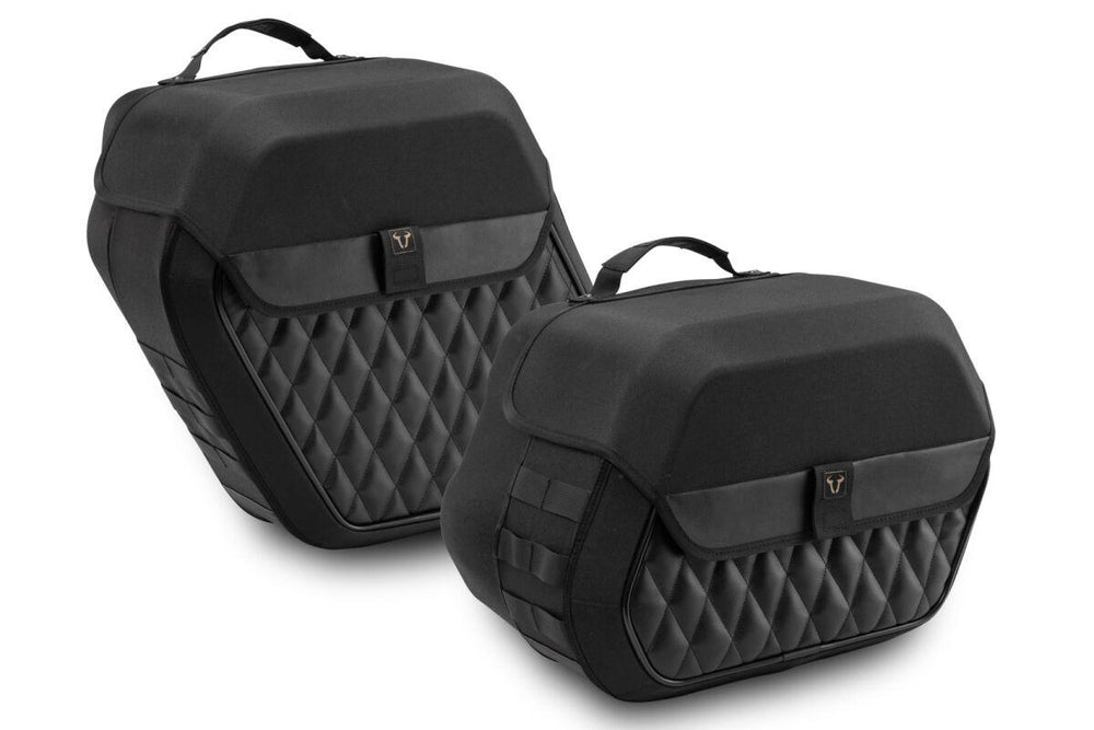 SW Motech Legend Gear Side Pannier Bag System For Harley Davidson FXBB 1750 2018-2020 Rear - Black