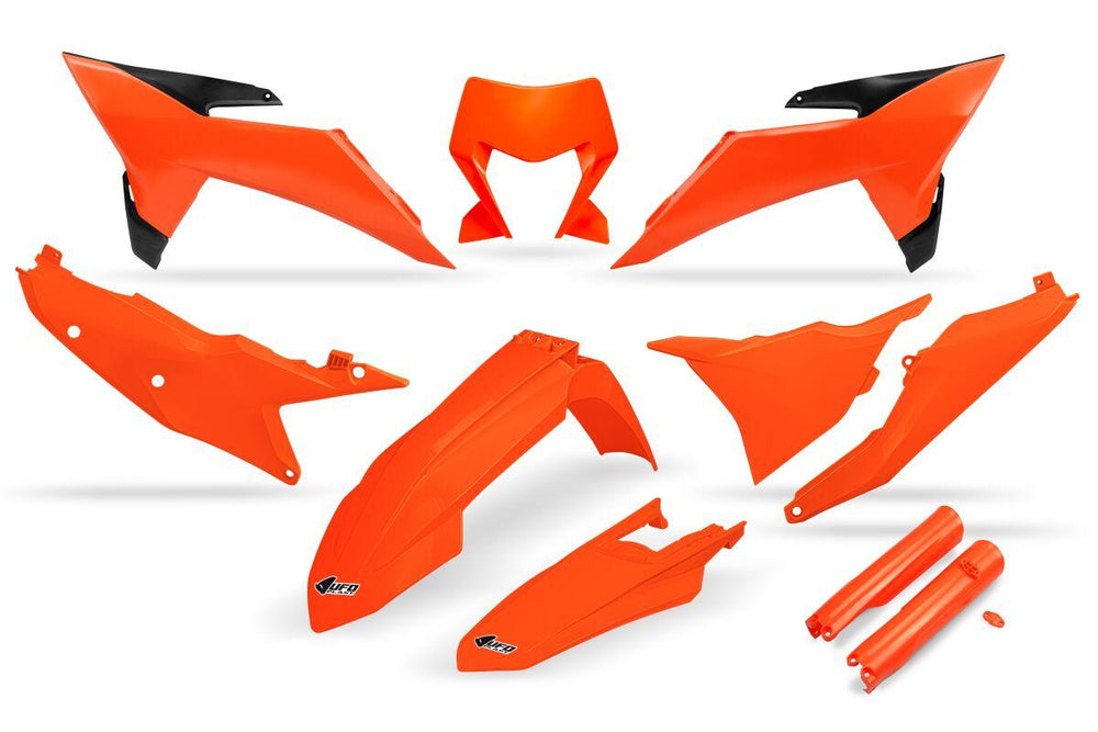 UFO Full Plastics Kit For KTM EXC300 TBI 2026 - Fluorescent Orange