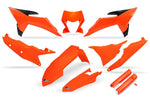 UFO Full Plastics Kit For KTM EXC300 TBI 2026 - Fluorescent Orange