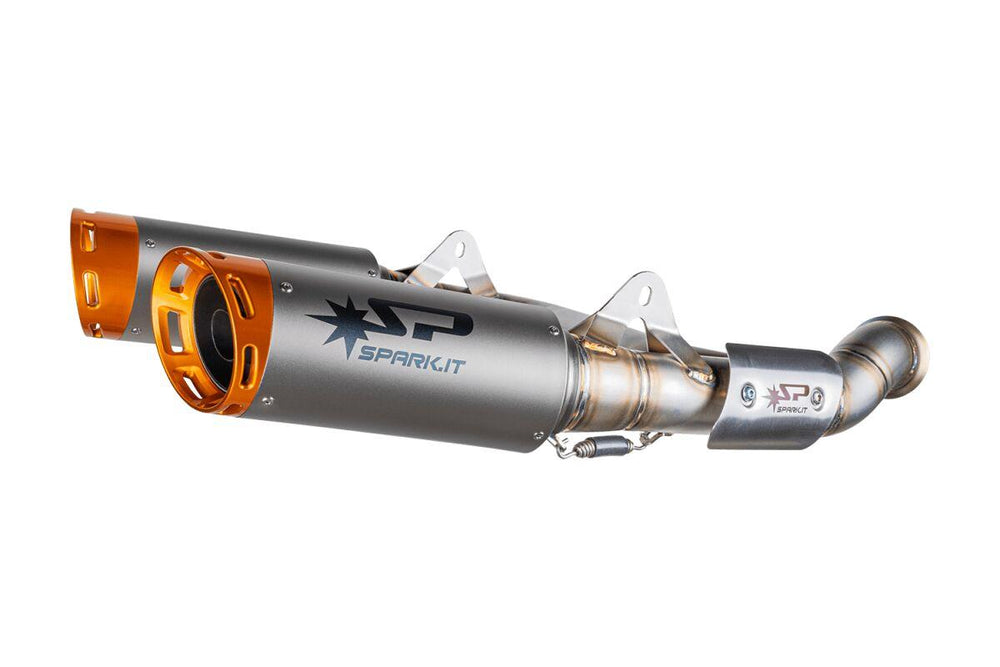 Spark DYNO 3/4 Titanium Exhaust System For KTM Duke 790 2018-2020