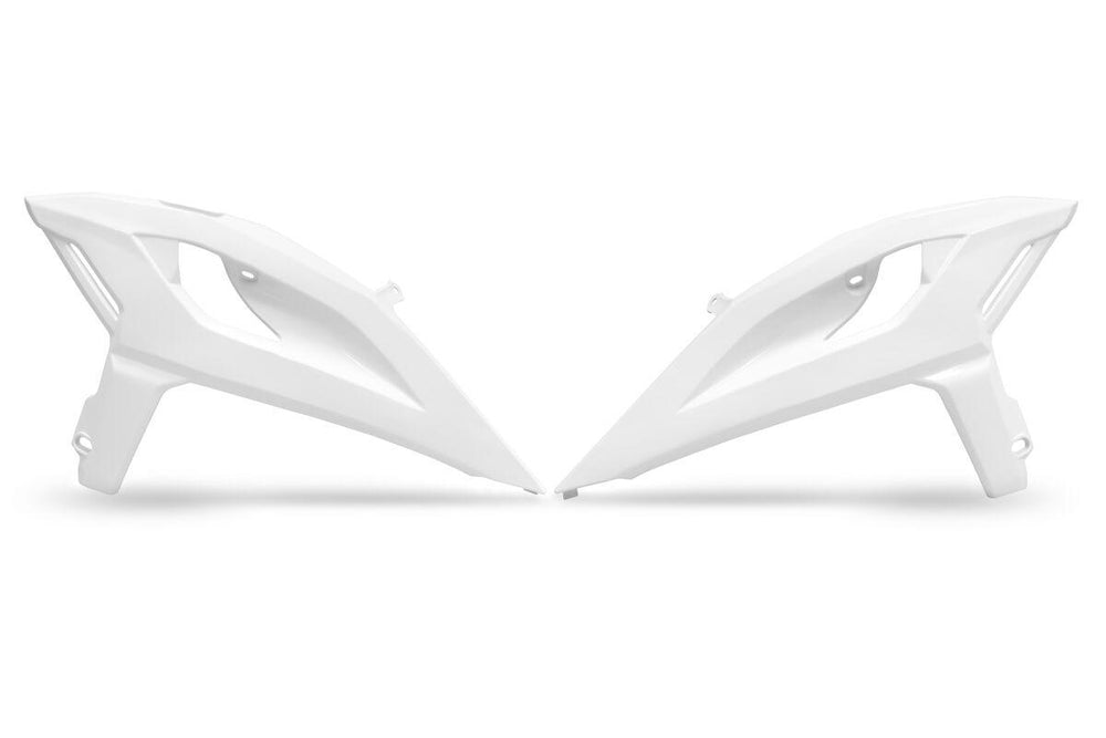 UFO Radiator Scoops For Beta RR 250 2025-2026 - White