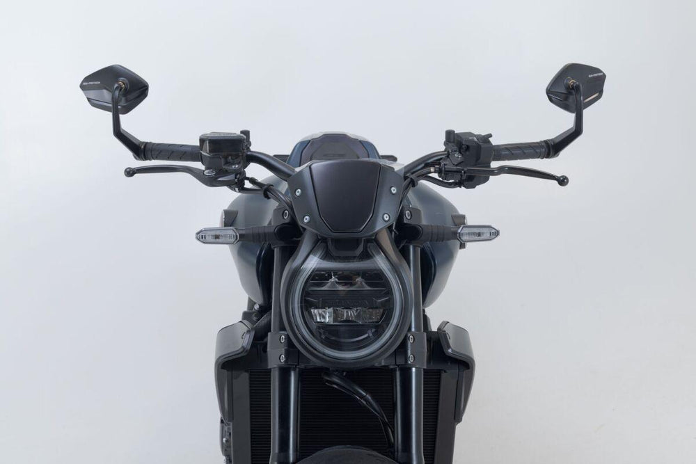 SW Motech Bar End Mirrors For Honda CB1000R 2008-2024 - Black