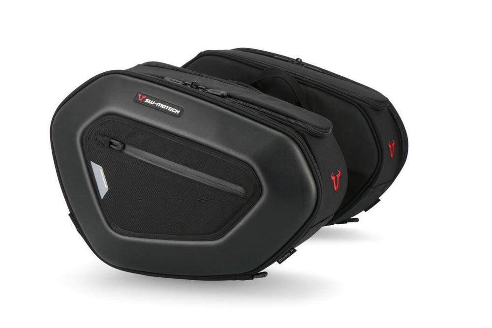 SW Motech Pro Blaze H Saddlebag Set With Edge protection For Honda CB 125 R Neo Sports Cafe 2024 - Black