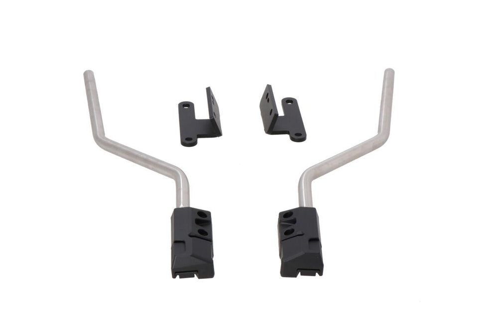 SW Motech Blaze Panniers Spacer Bars For BMW R 1200 R ABS 2014-2018 - Black/Silver