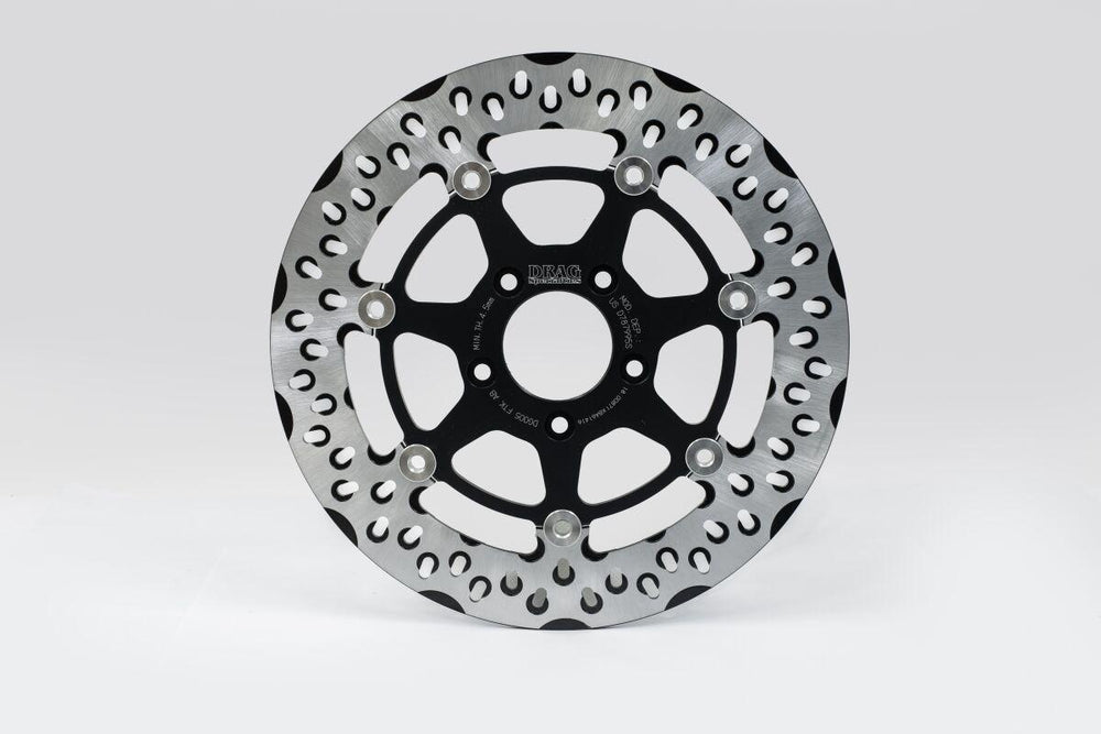 Drag Specialties FTK Series Brake Disc For Harley Davidson FLD 1690 2012-2013 Front - Black