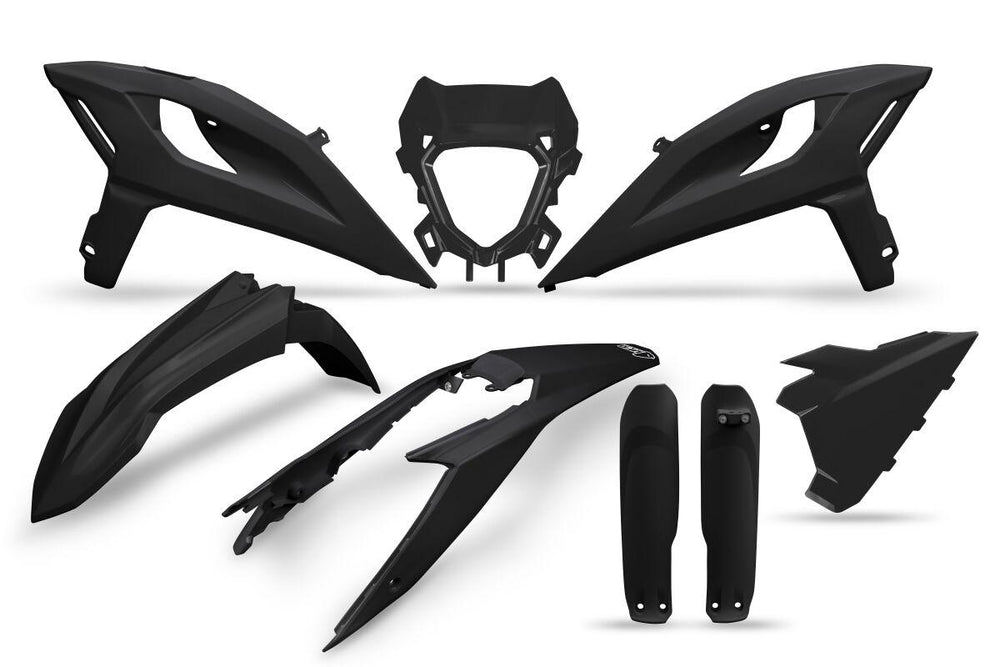 UFO Full Plastics Kit For Beta For Beta RR 250 2025-2026 - Black