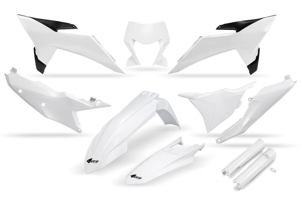 UFO Full Plastics Kit For KTM EXC300 TBI 2026 - White