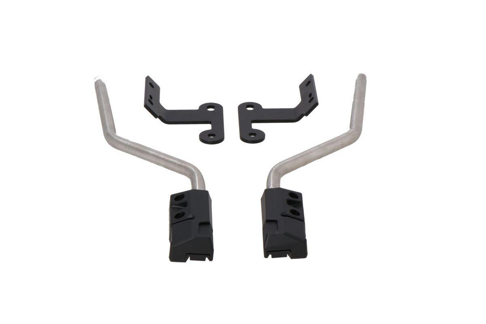 SW Motech Blaze Panniers Spacer Bars For Honda CB125R Neo Sports Cafe 2018-2024 - Black/Silver