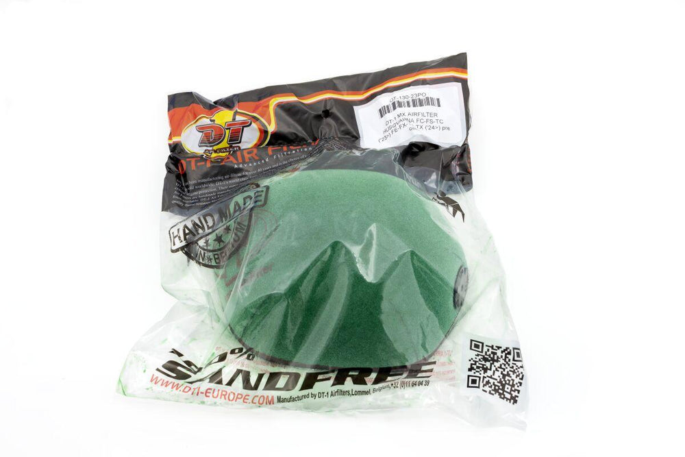 DT-1 Pre-Oiled Air Filter For Gas Gas EC 250 2024-2025 - Green