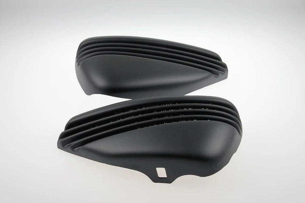 Cult Werk Bobber Side Panels For Harley Davidson XL 1200 C 2014-2020 - Raw Black