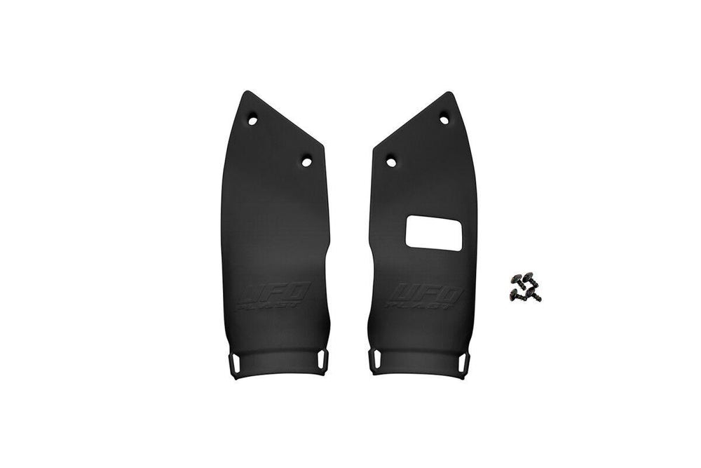 UFO Front Number Board Extenders For Kawasaki KX250 2021-2026 - Black