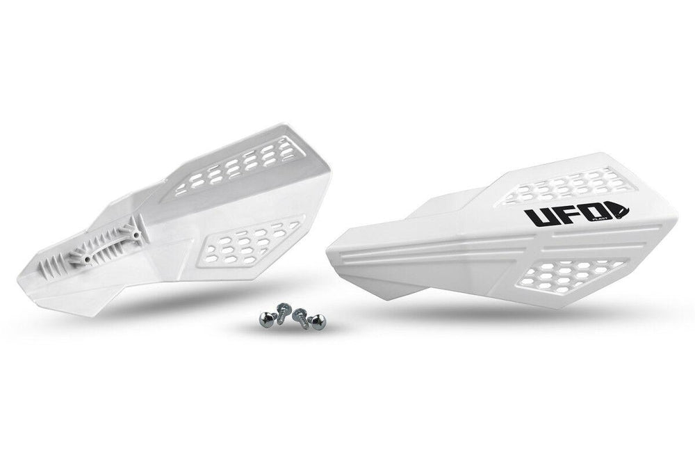 UFO Horus Hand Guards For Honda CRF250R 2025-2026 - White