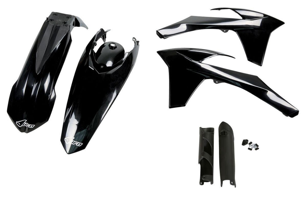 UFO Plastics Kit For KTM  EXC125 2012-2013 - Black