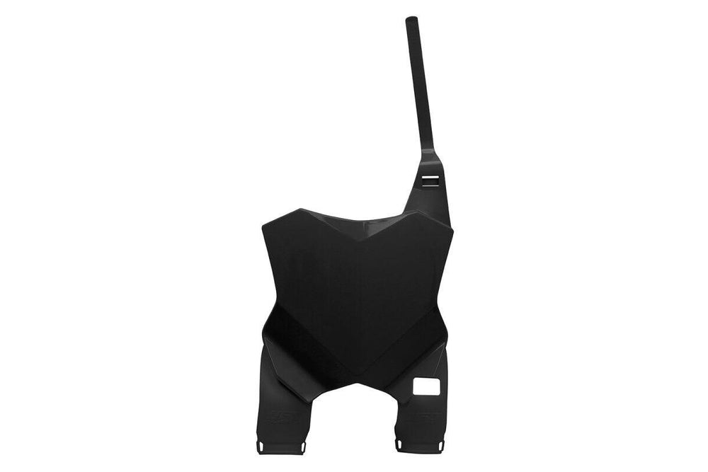 UFO Front Number Board With Extension For Kawasaki KX250 2021-2026 - Black