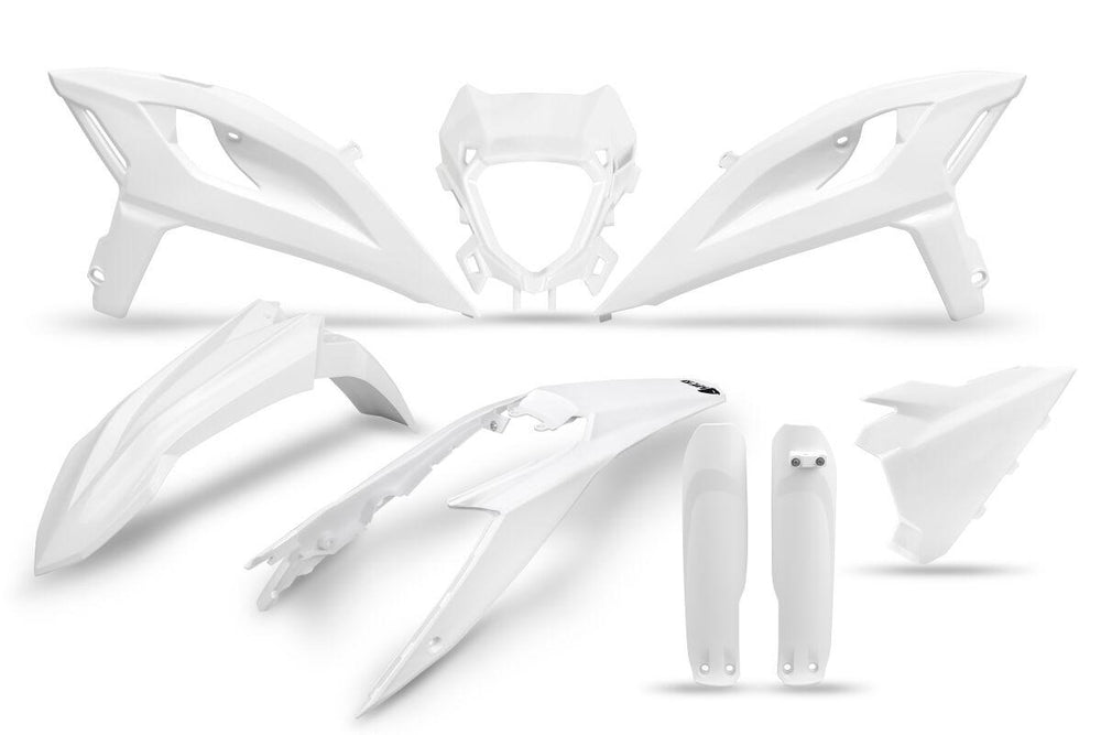 UFO Full Plastics Kit For Beta For Beta RR 250 2025-2026 - White