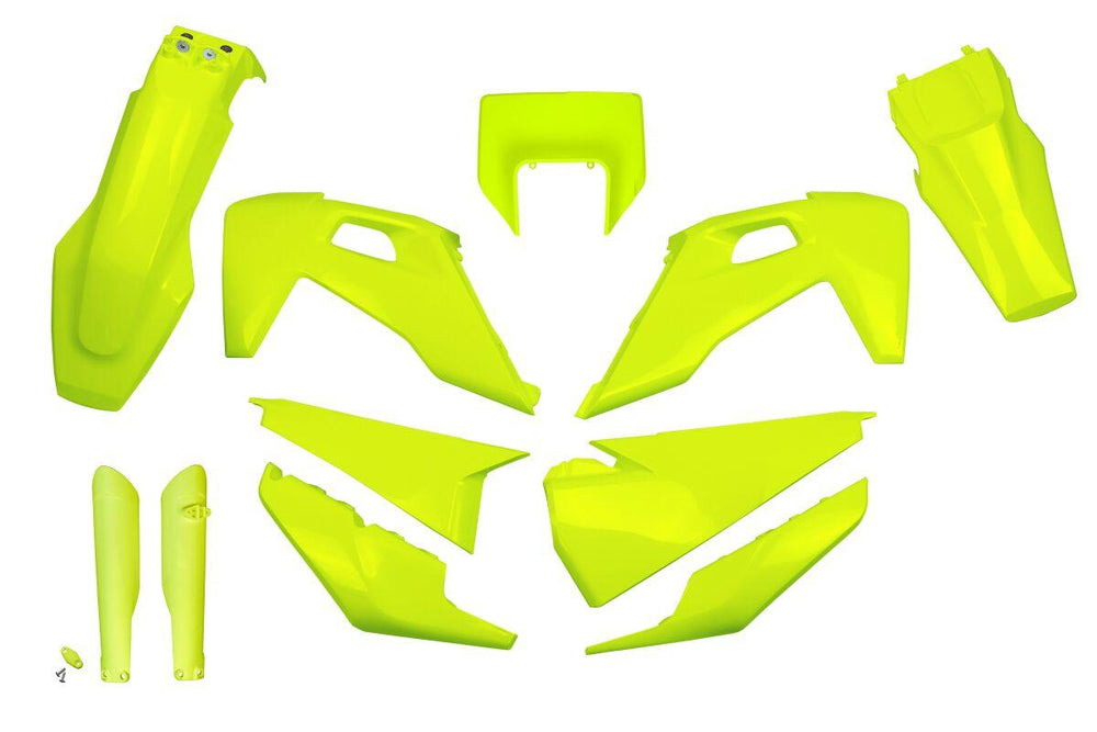 UFO Plastics Kit For Husqvarna FC250 2022 - Fluorescent Yellow