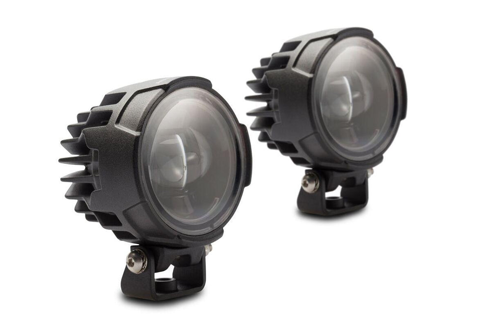 SW Motech EVO High Beam Lights For BMW F 750 GS ABS 2020-2023 Left and Right Front Black Clear