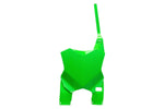 UFO Front Number Board With Extension For Kawasaki KX250 2021-2026 - Fluorescent Green