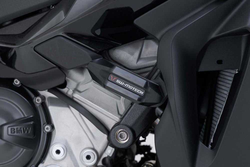 SW Motech Frame Sliders For BMW S 1000 XR ABS 2019-2026 - Black/Silver