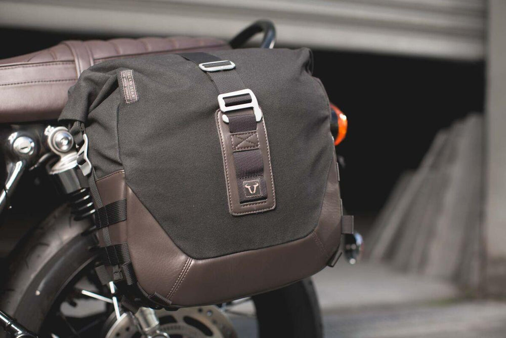 SW Motech Legend Gear LC2 Side Pannier Bag System For Triumph Bonneville 1200 T120 2016-2020 - Black