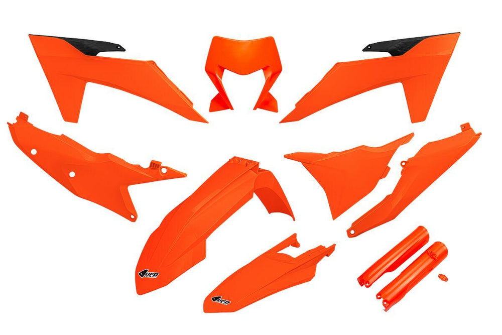 UFO Plastics Kit For KTM  EXC150 TBI 2024-2025 - Fluro Orange
