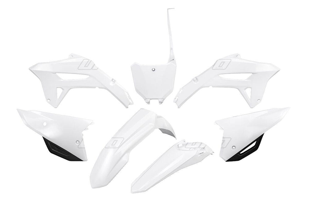 UFO Plastics Kit For Honda CRF250R 2022-2024 - Black White