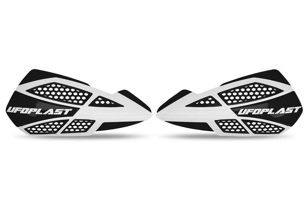 UFO Voyager Hand Guards For Honda CRF250R 2025-2026 - White/Black