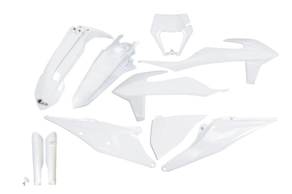 UFO Plastics Kit For KTM  EXC150 TPI 2020-2023 - White