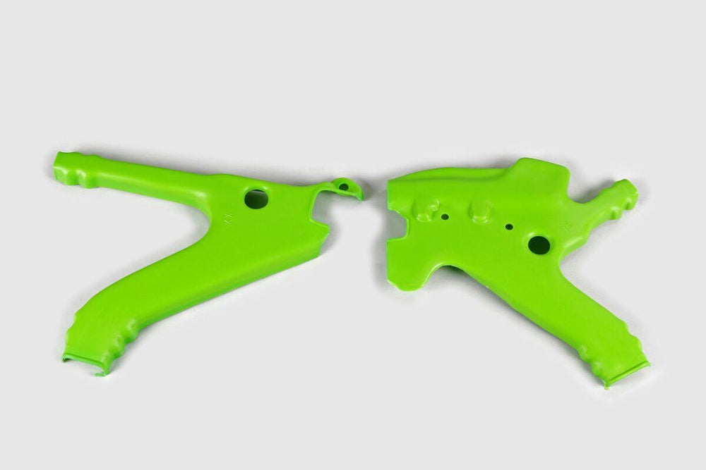 UFO Frame Guards For Kawasaki KX125 1991 - Green