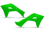 UFO Radiator Scoops For Kawasaki KX450 2024-2025 - Fluorescent Green