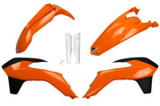UFO Plastics Kit For KTM  EXC125 2014-2016 - Black Orange