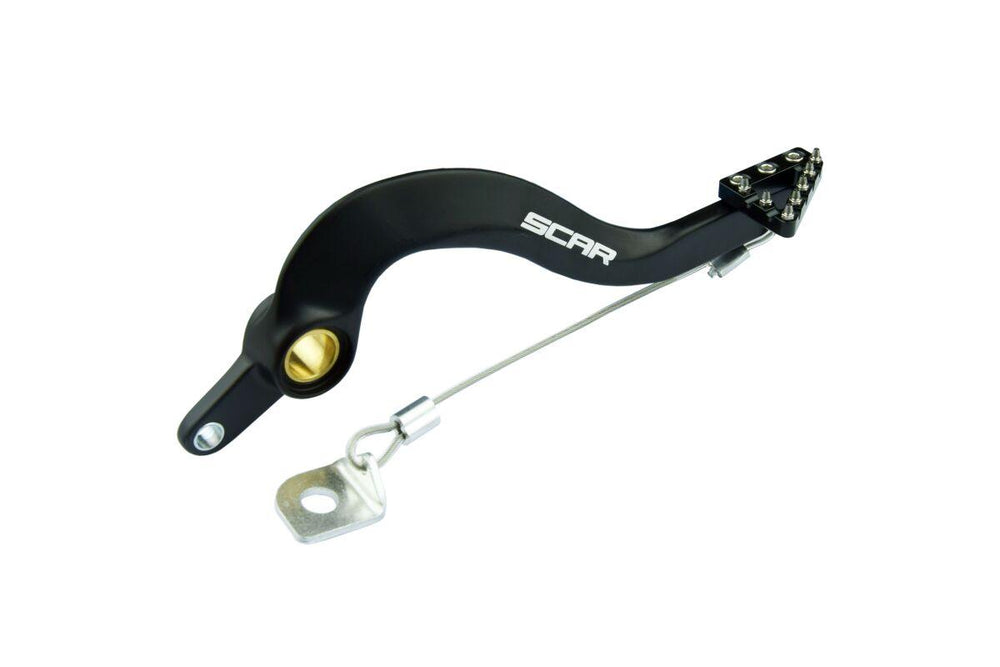 Scar Brake Pedal For Yamaha WRF250 2015-2021 - Black