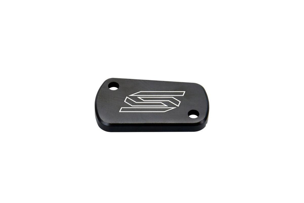 Scar Rear Brake Reservoir Cover For Kawasaki KFX450R 2x4 Rear - Black