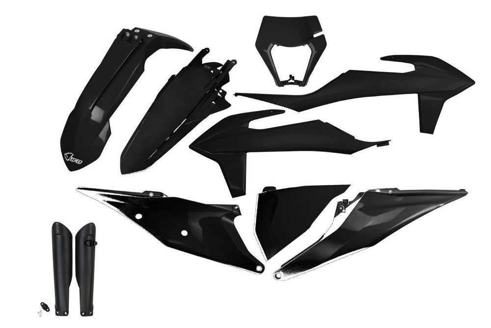 UFO Plastics Kit For KTM EXC150 TPI 2020-2023 - Black